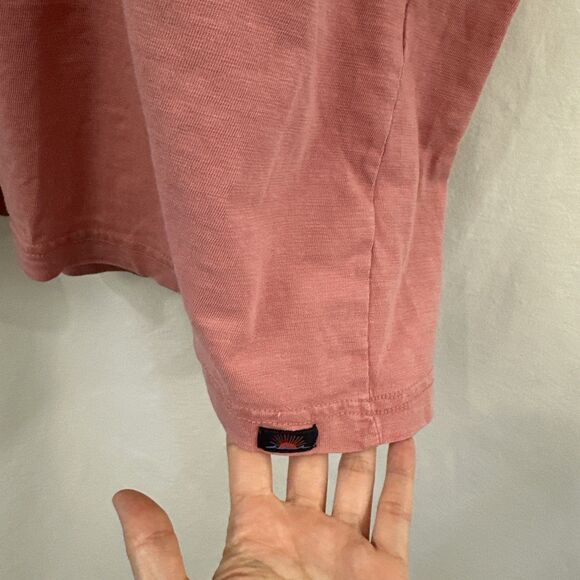 Faherty Sunwashed Salmon Pink Short Sleeve Tee Shirt Mens XXL-T ***READ - Picture 5 of 11